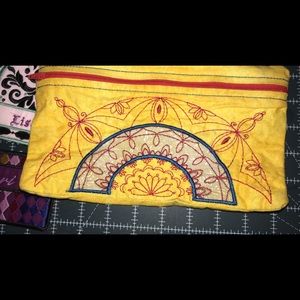 Embroidered snack bags, towels, luggage tags